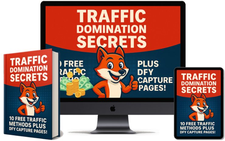 10 Free Traffic Domination Secrets + DFY Funnel