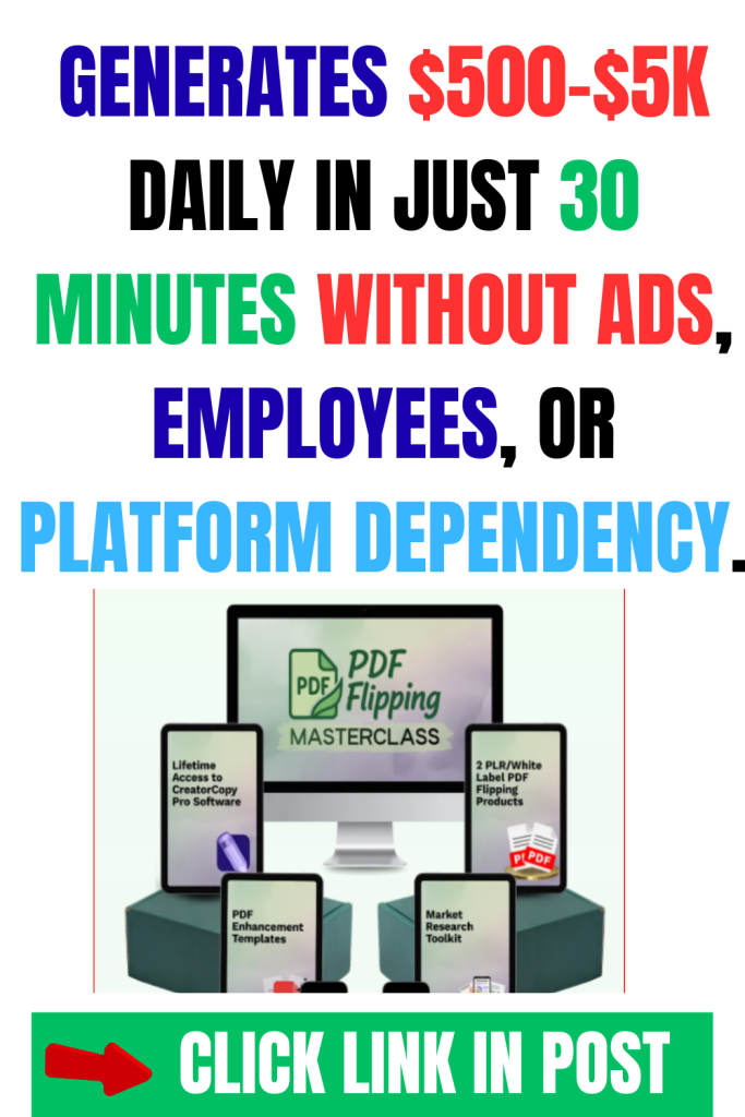 Generates $500-$5K Daily in Just 30 Minutes Without Ads, Employees, or Platform Dependency.