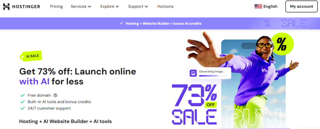 Hostinger webhosting