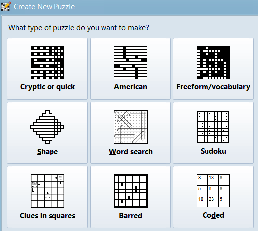 Puzzle Types