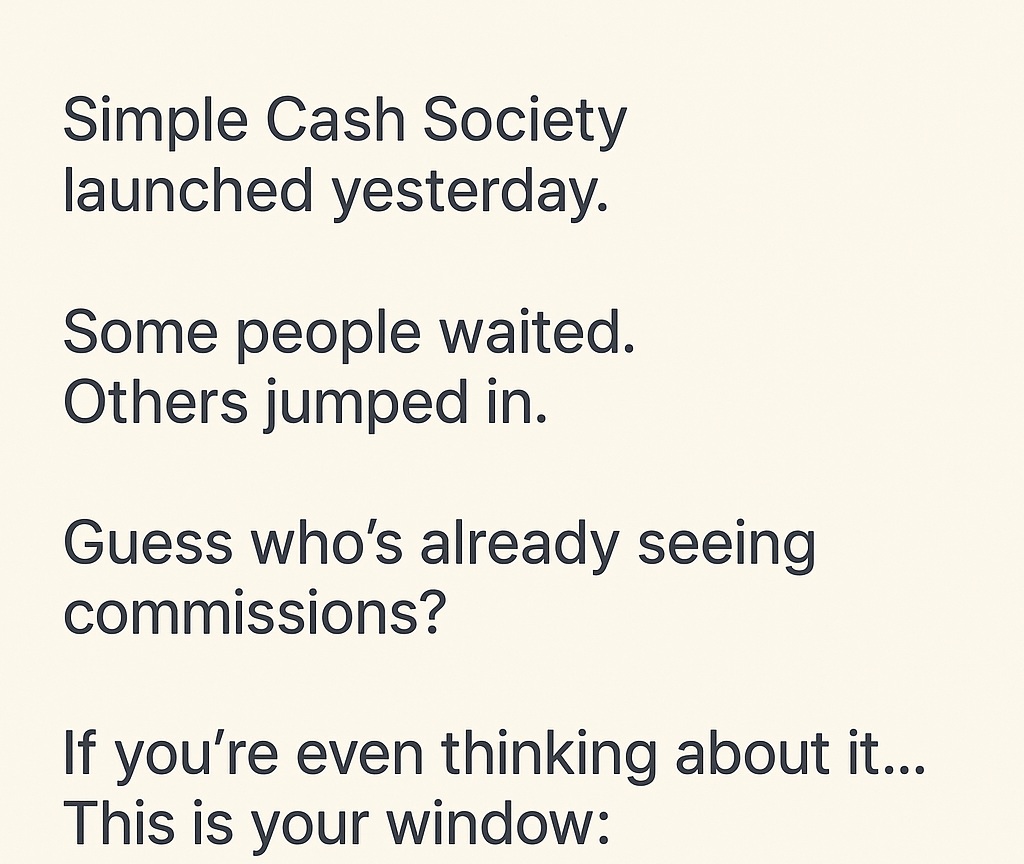 Simple Cash Society