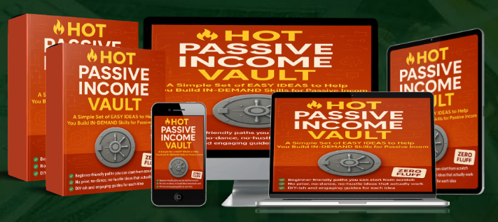 HOT PASSIVE INCOME EMPIRE PLR. 57 Hot Streams. wPlr