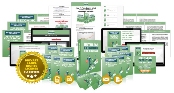 u84-PLR-Ruthless-Execution-For-Success